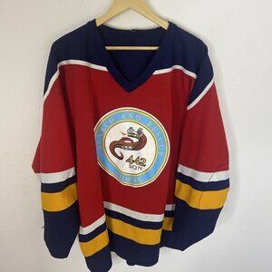 Vintage Comox Sqn 442 Search Rescue Hockey Jersey XL Royal Canadian Airforce